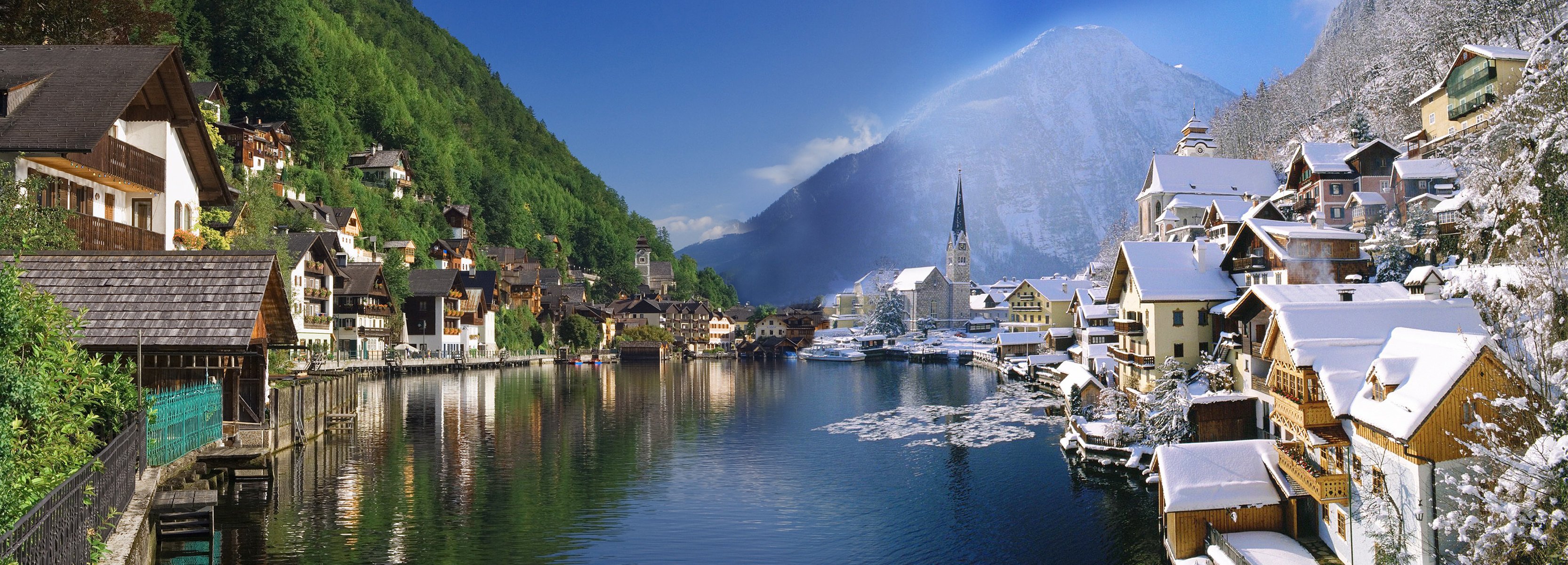 österreich winter rand sommer