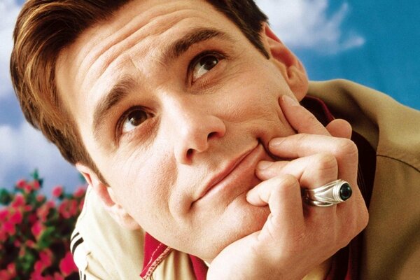 Jim Carrey in a portrait photo shoot