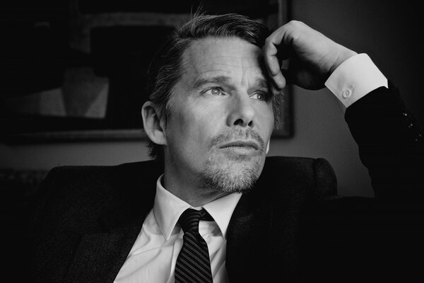 CB portrait of actor Ethan Hawke