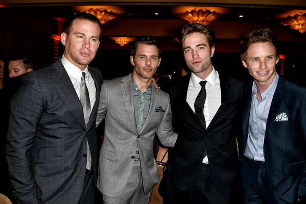 Schauspieler::Channing Tatum, James Marsden, Robert Pattinson, Eddie Redmayne