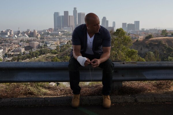 Photo du personnage principal du film Fast and Furious vin diesel