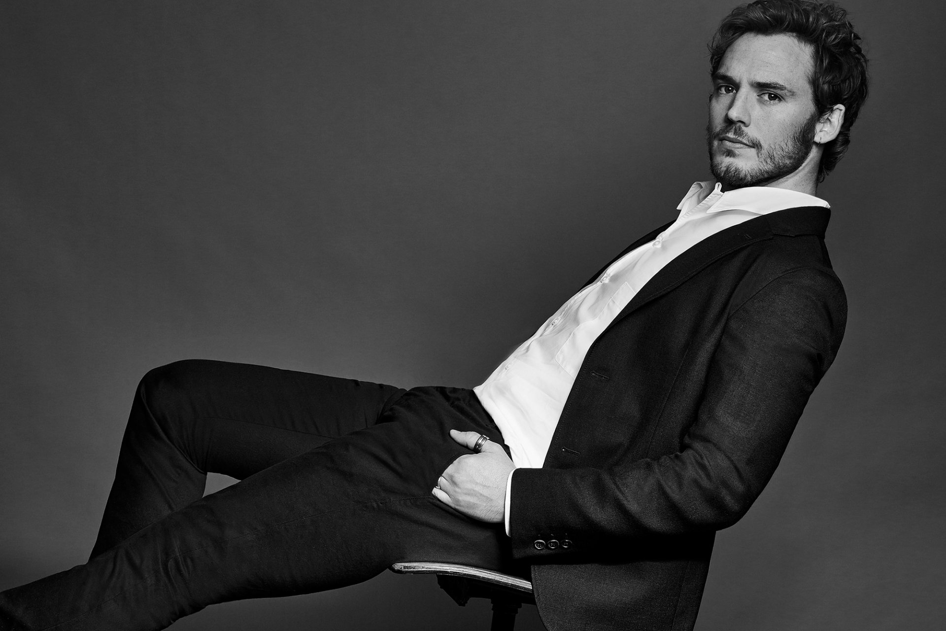 am claflin photoshoot for the film the riot club club rebel