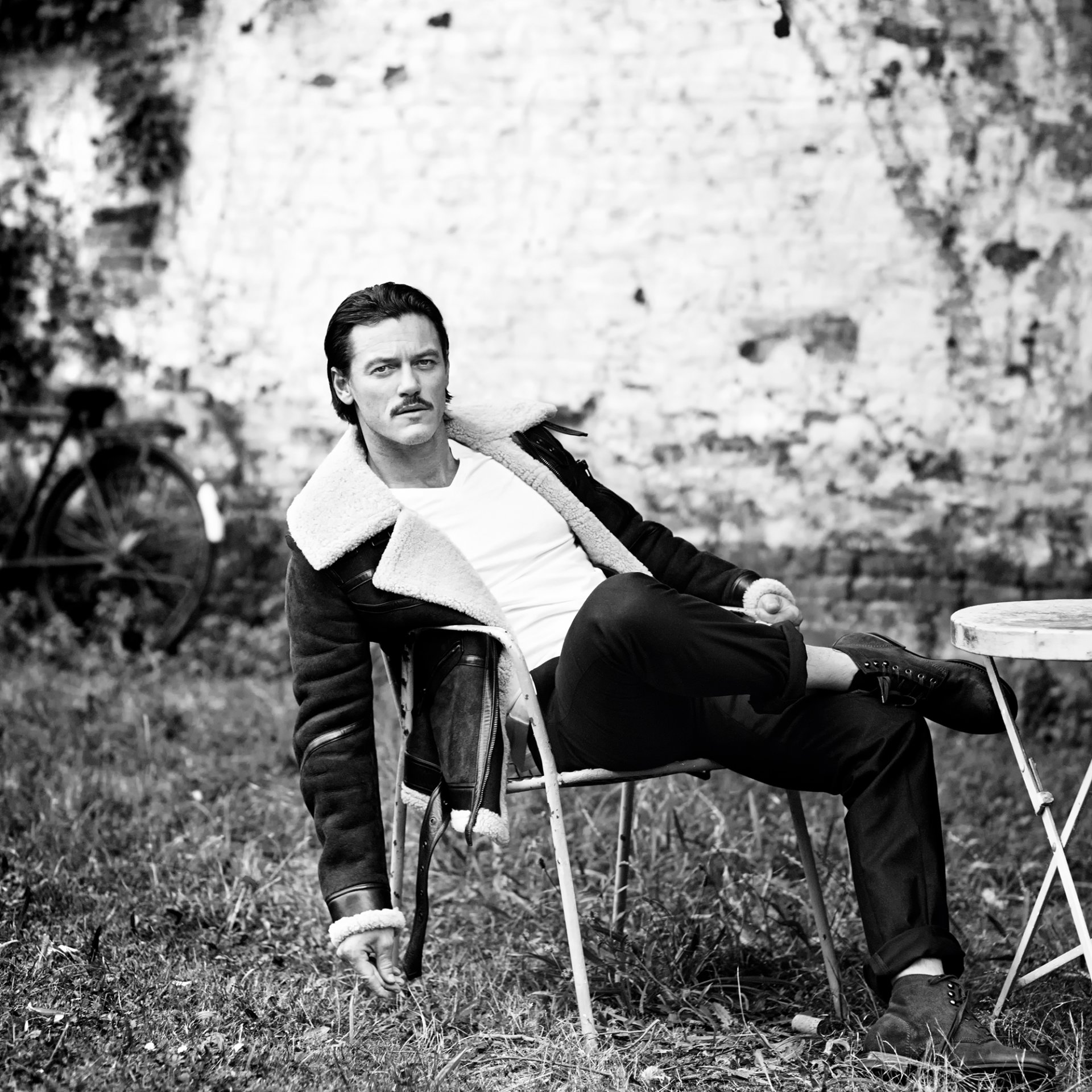 luke evans photoshoot