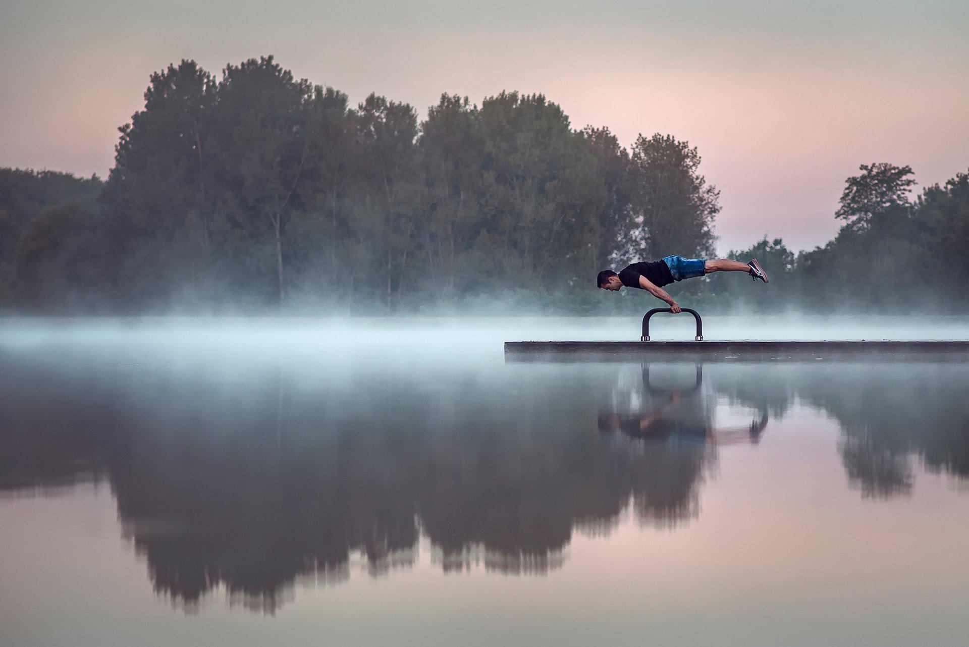 matin lac gymnaste