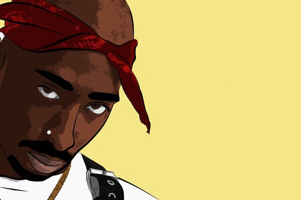 The portrait of pop art for Tupac turned out to be cool
