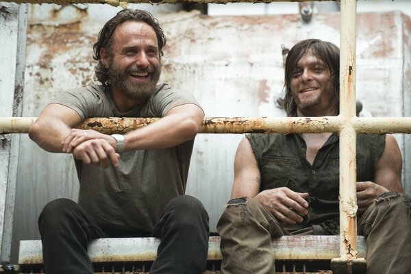 Rick and Daryl from The Walking Dead