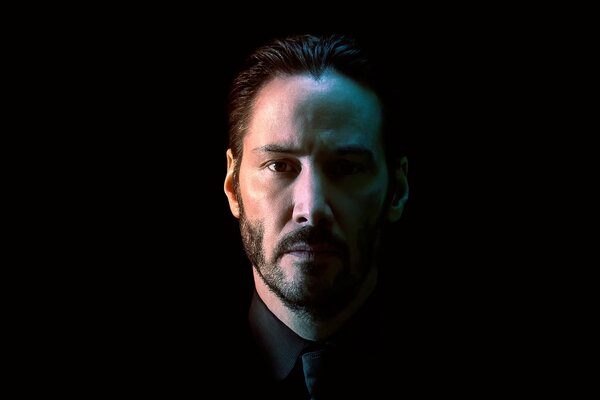 The mysterious portrait of Keanu Reeves