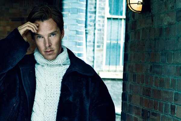 Séance photo de Benedict Cumberbatch pour elle magazine