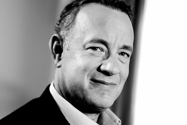 Porträt von Tom Hanks, der zwei Oscars erhielt
