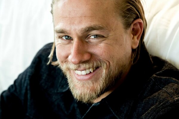 Charming Charlie Hunnam and his brilliant smile