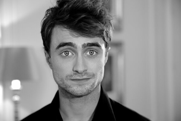 Daniel Radcliffe in bianco e nero