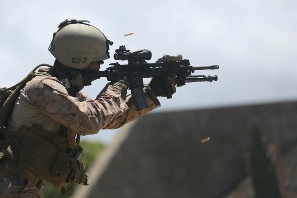 US Marine Corps Soldier