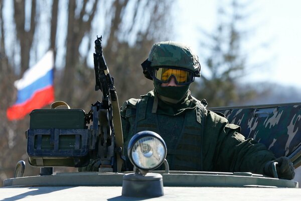 Russian soldier of the armed forces of the Russian Army
