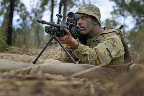 Photo of the soldier Austra