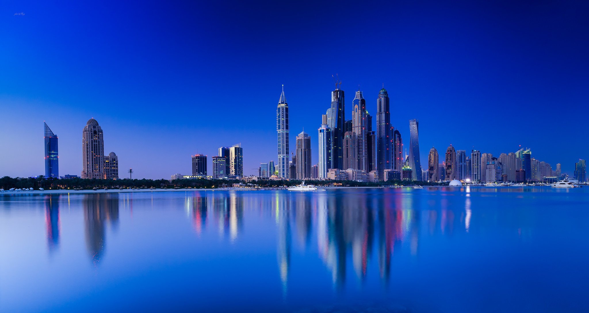 dubai the sky home sea reflection the evening lights landscape