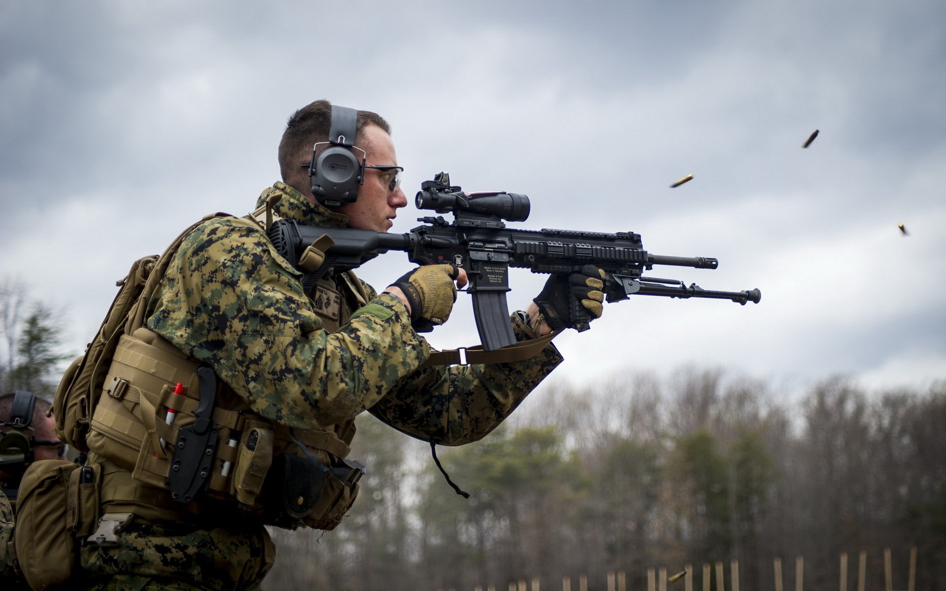 cuerpo de marines de los estados unidos m27 rifle automático de infantería