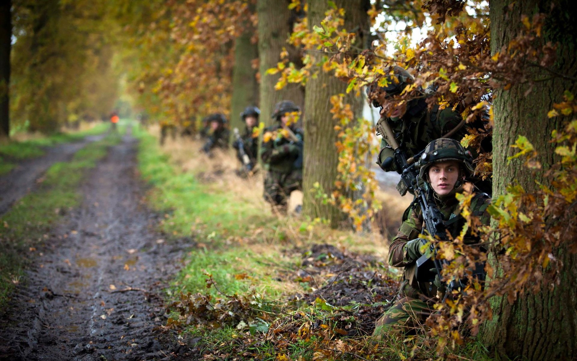 armée royale néerlandaise soldats armes