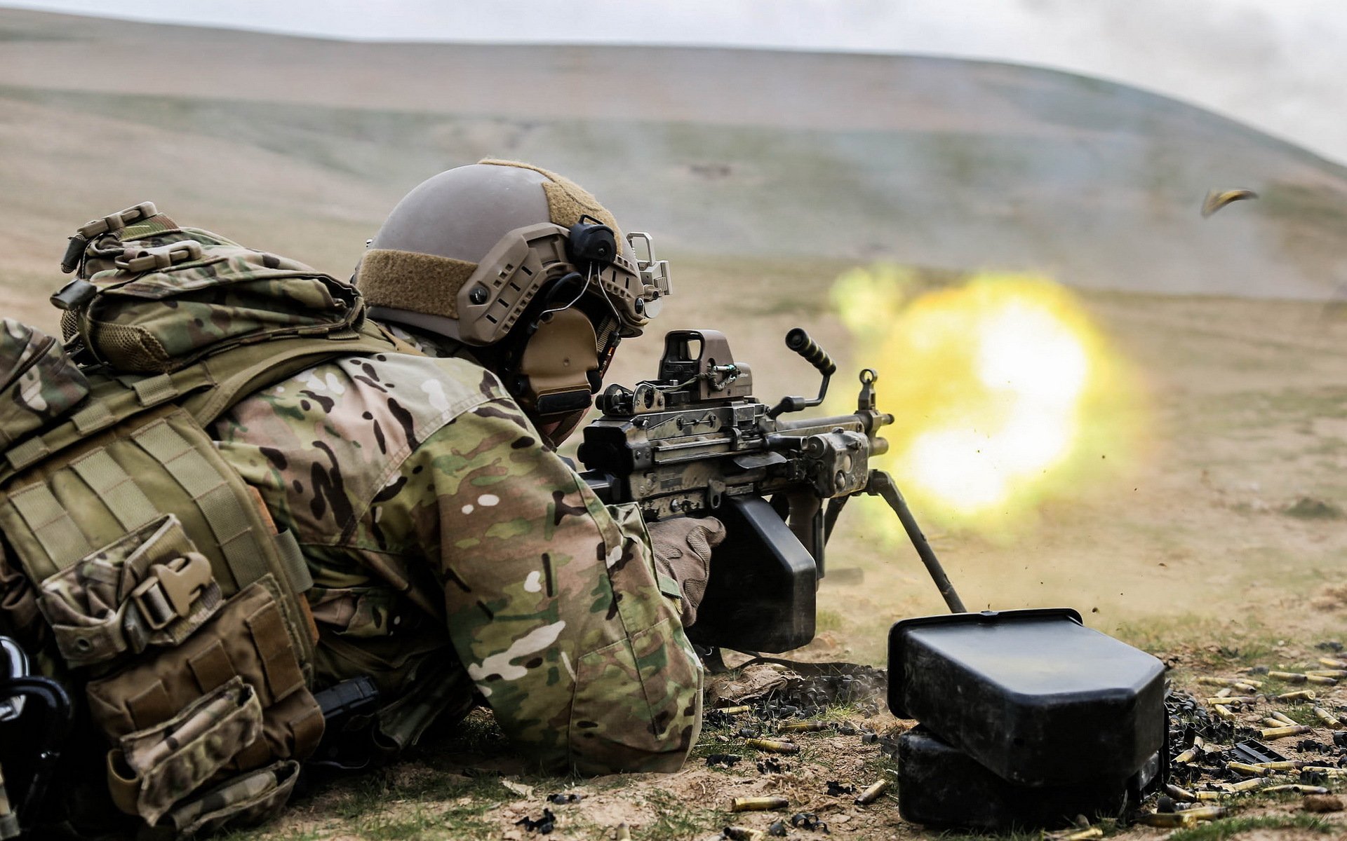 stati uniti spec ops m249 arma automatica della squadra