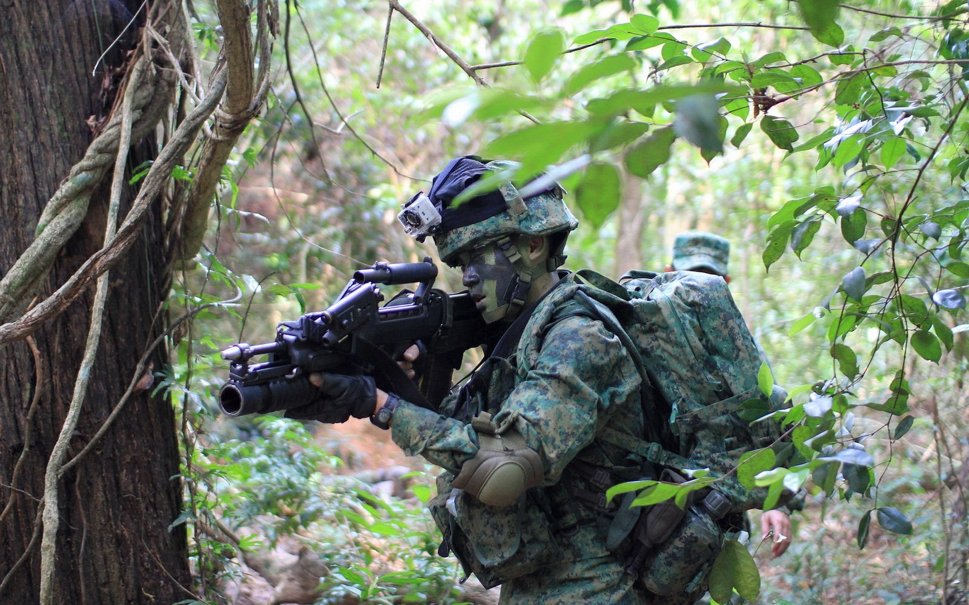 soldato armi esercito di singapore