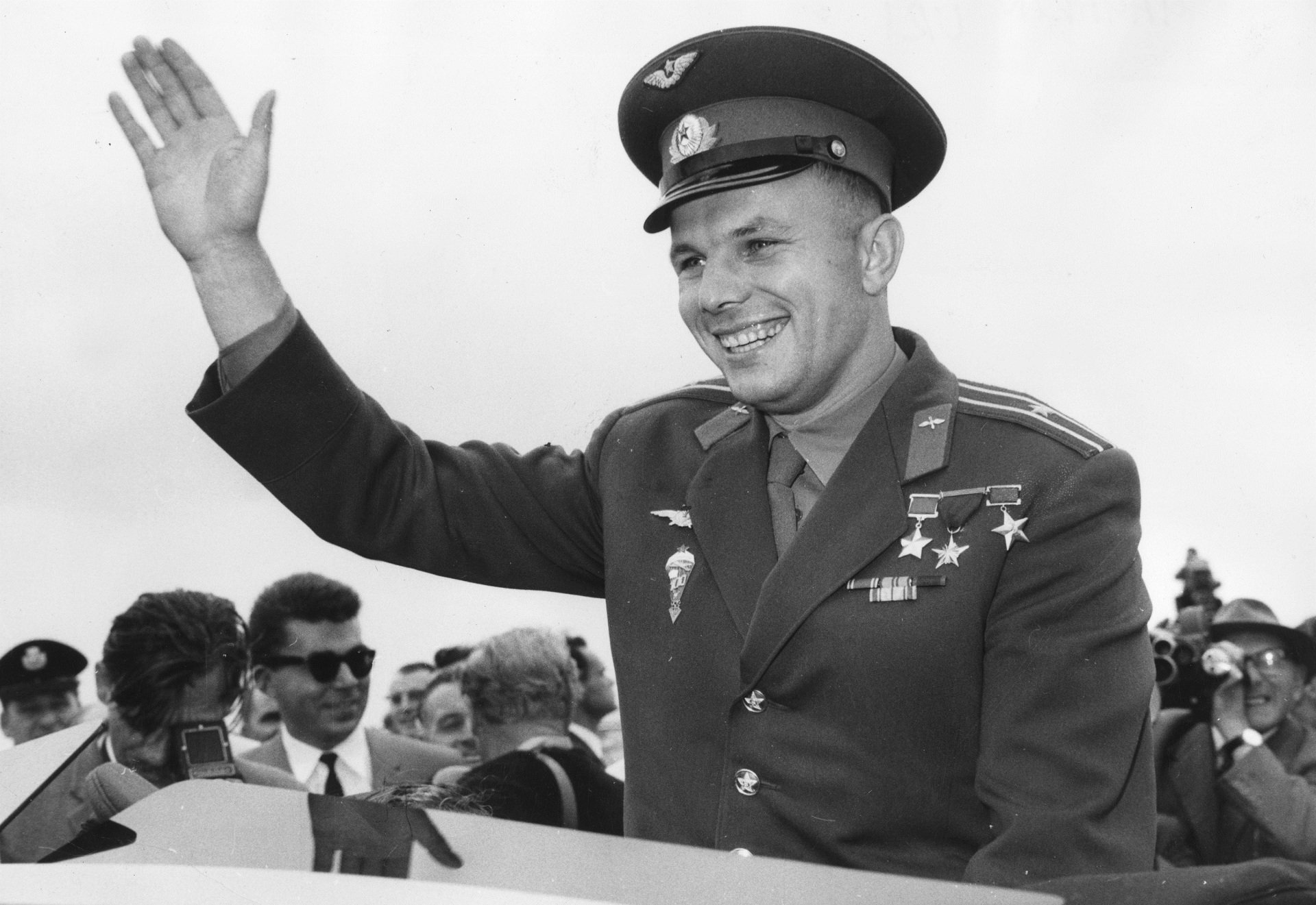 yuri gagarin soviet union first astronaut legend smile form hero of the soviet union hero of socialist labor gagarin