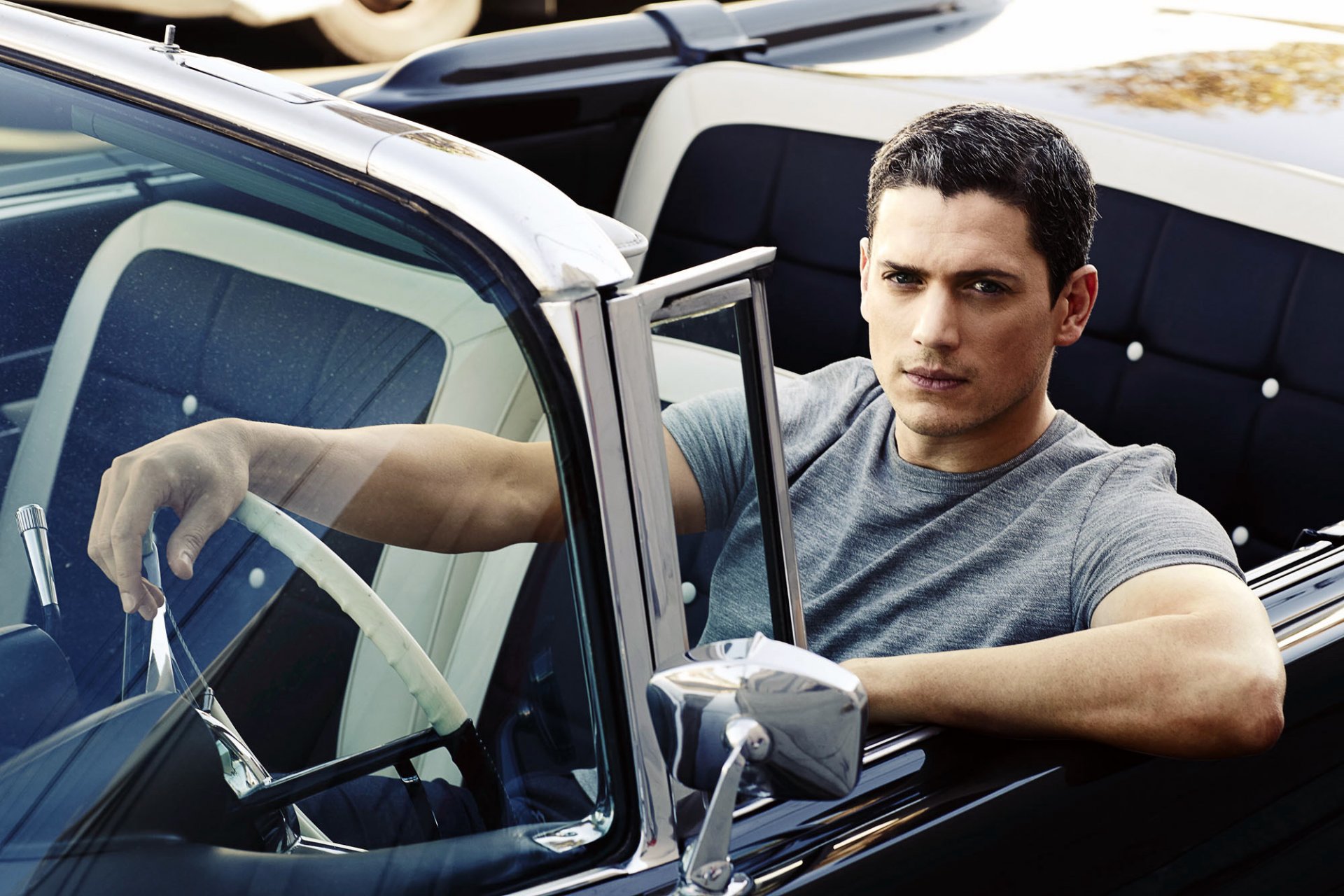 wentworth miller hombre actor camiseta máquina