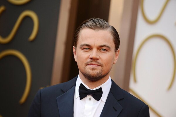 Leonardo DiCaprio with a bow tie