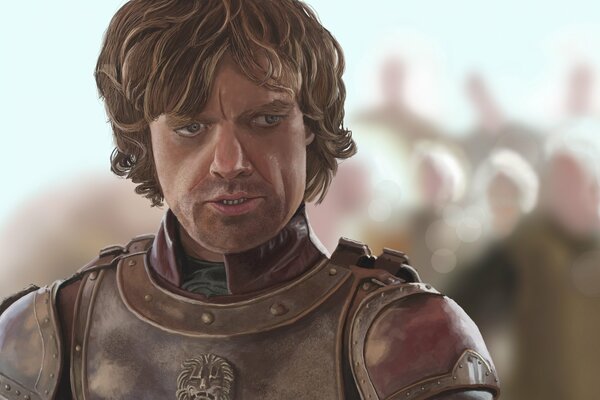 Art portrait of Tyrion Lannister