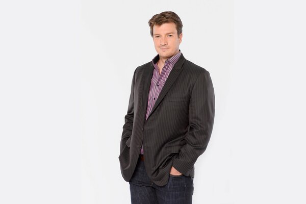 Nathan Fillion Star de la série télévisée Castle