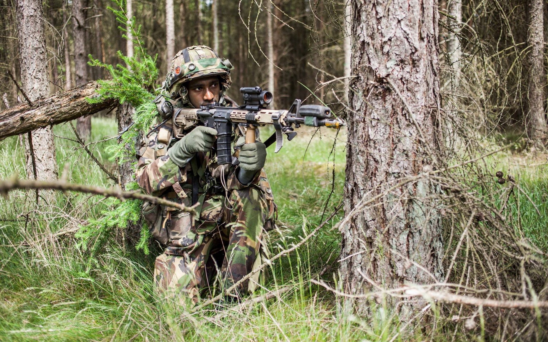 ejército real de los países bajos soldado armas