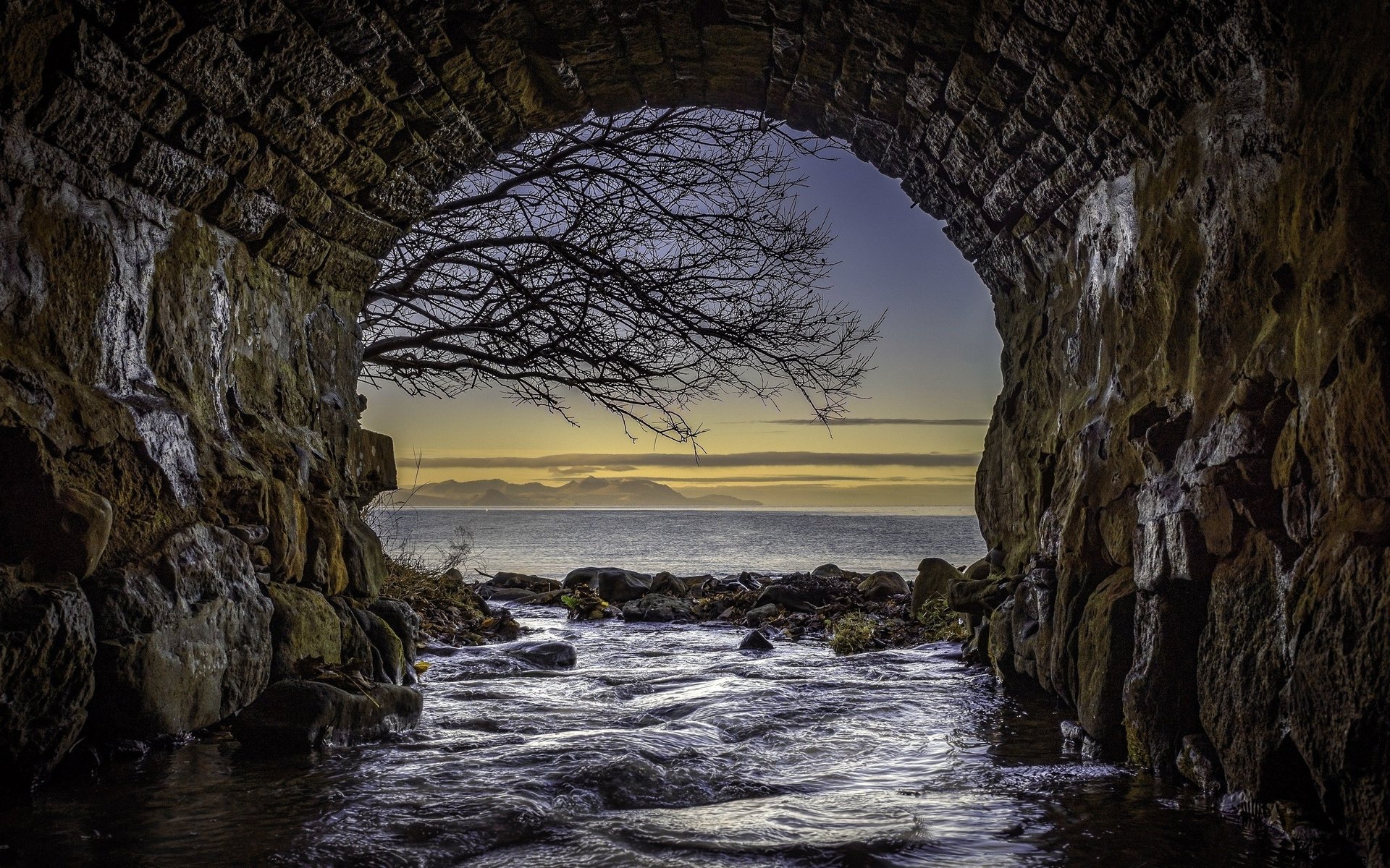 mare natura tunnel ponte scozia