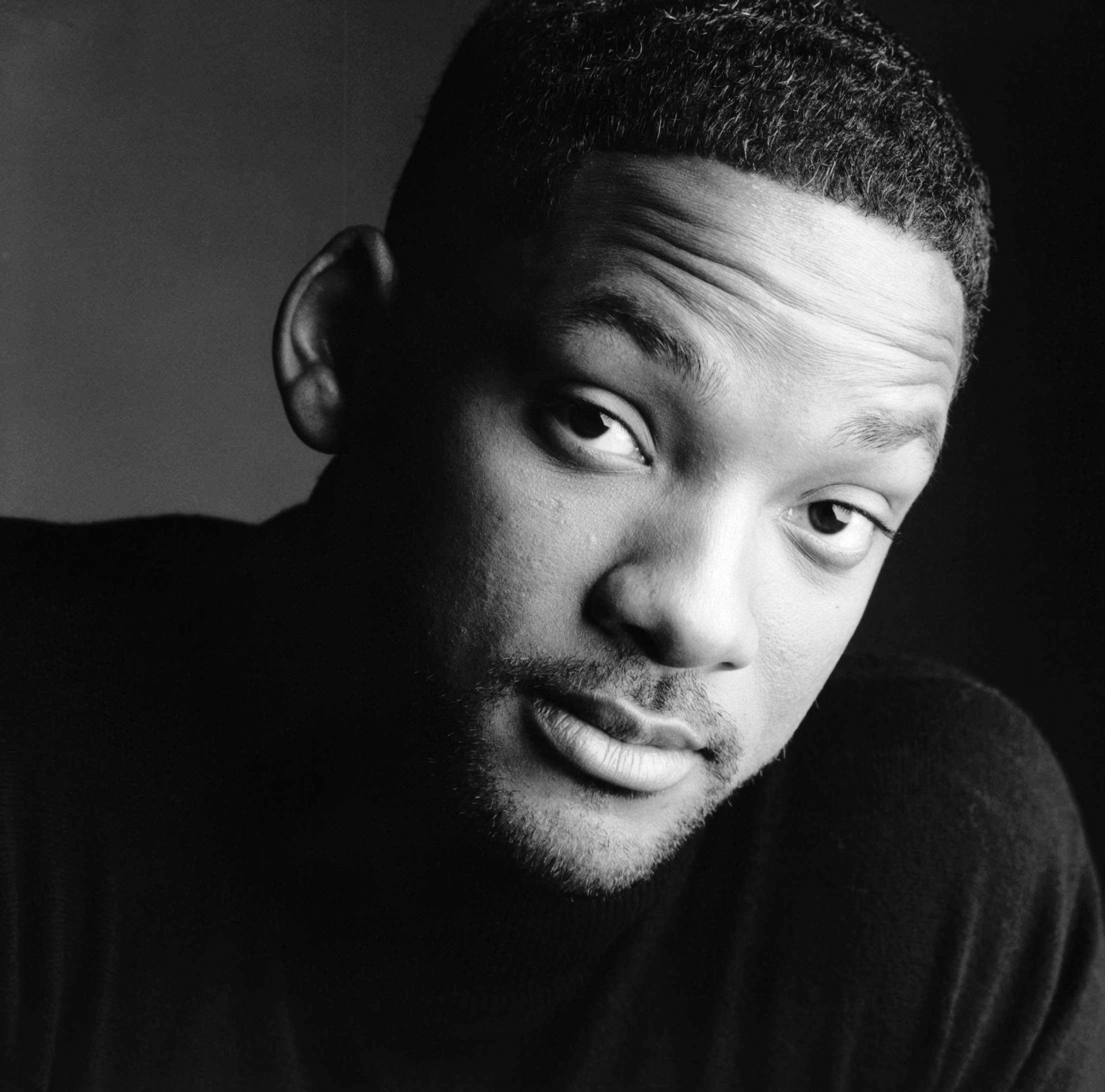 will smith actor celebrity black and white