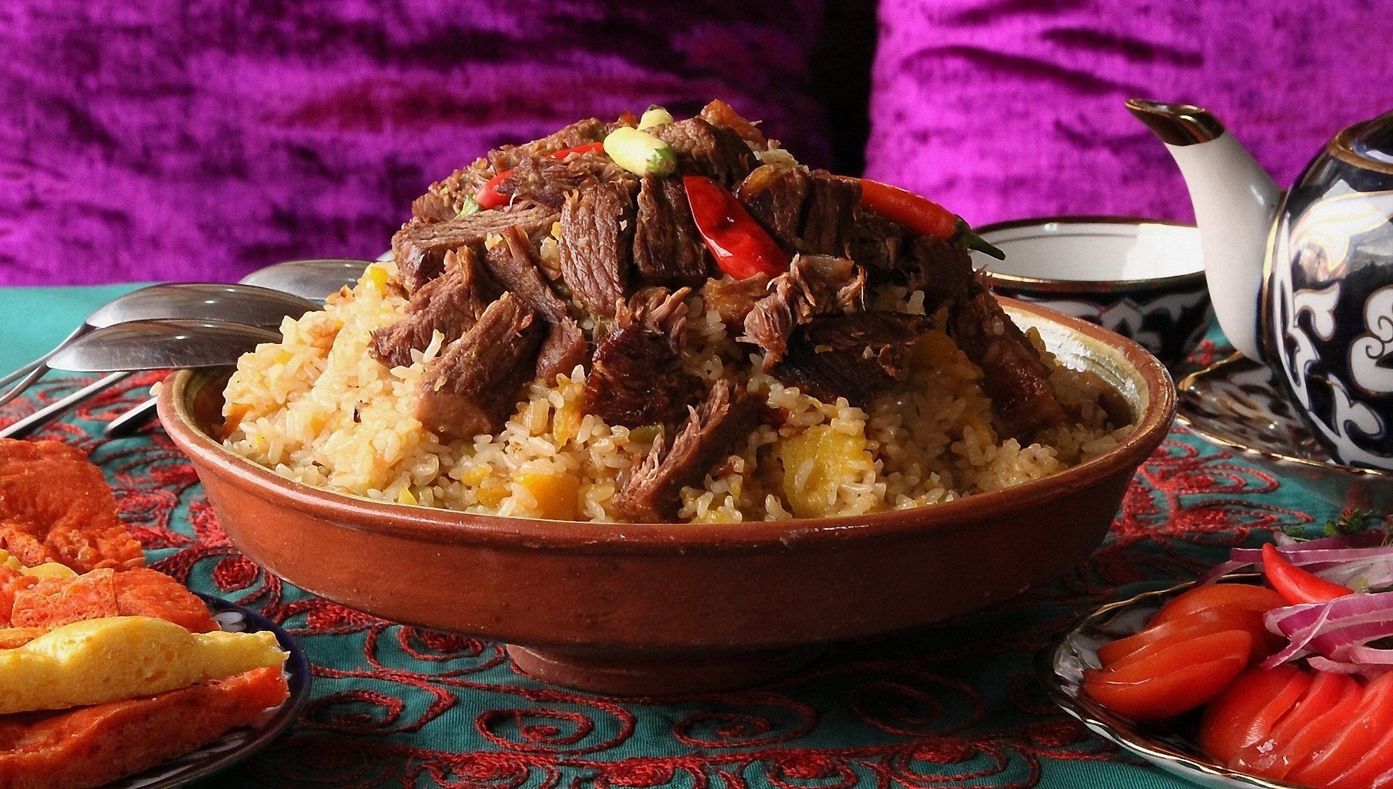 pilaw fleisch usbekistan lecker