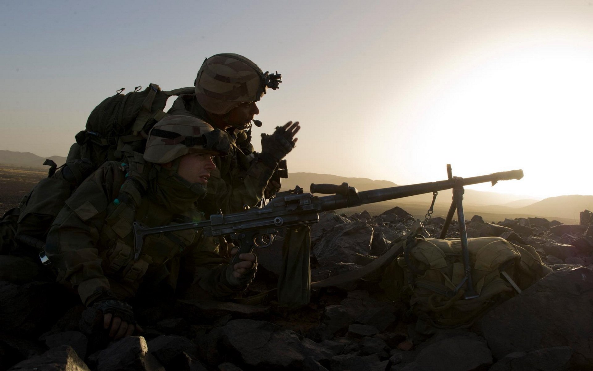 armée française soldats armes