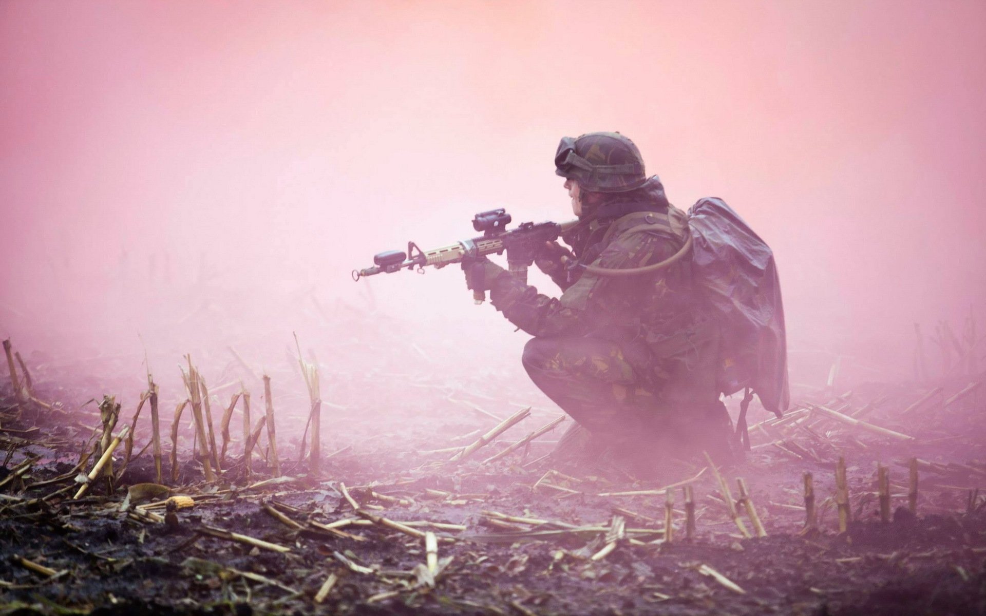 niederländische königliche armee soldat waffe