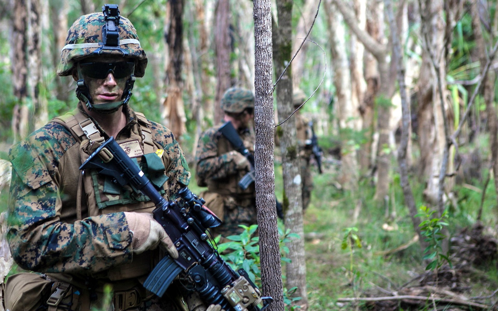 us marine corps soldaten waffen