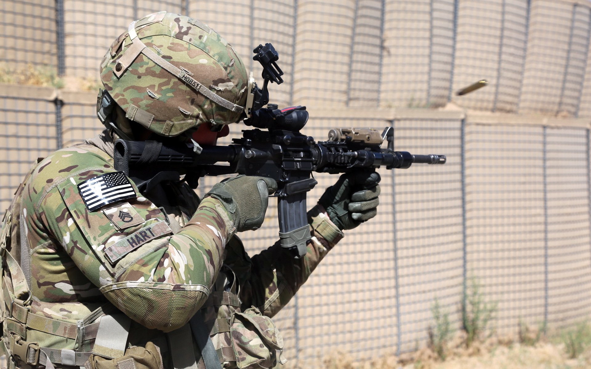 armee der vereinigten staaten soldat waffe