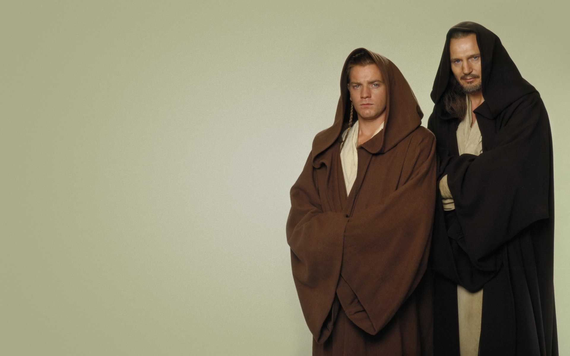 liam neeson ewan mcgregor ewan mcgregor costumes star wars qui-gon jinnah obi-wan kenobi