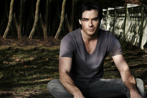 Sfondo di Ian Somerhalder The Vampire Diaries