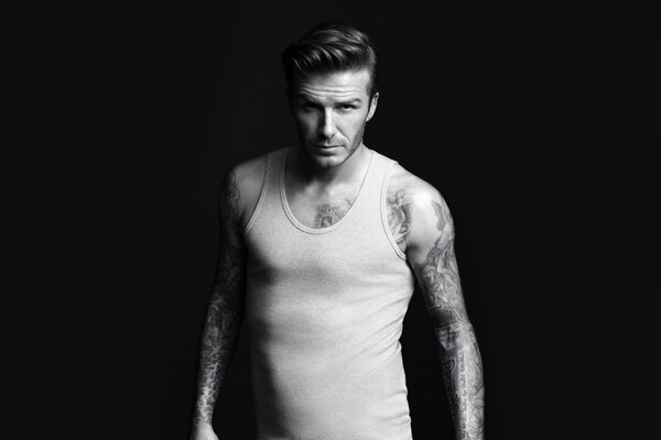 Football player and athlete David Beckham