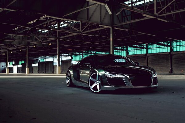 Black Matte Sports Car