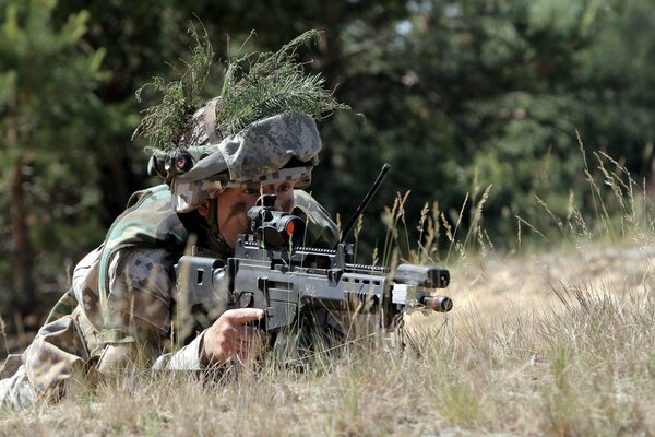 Soldat de l armée lettone, uniforme