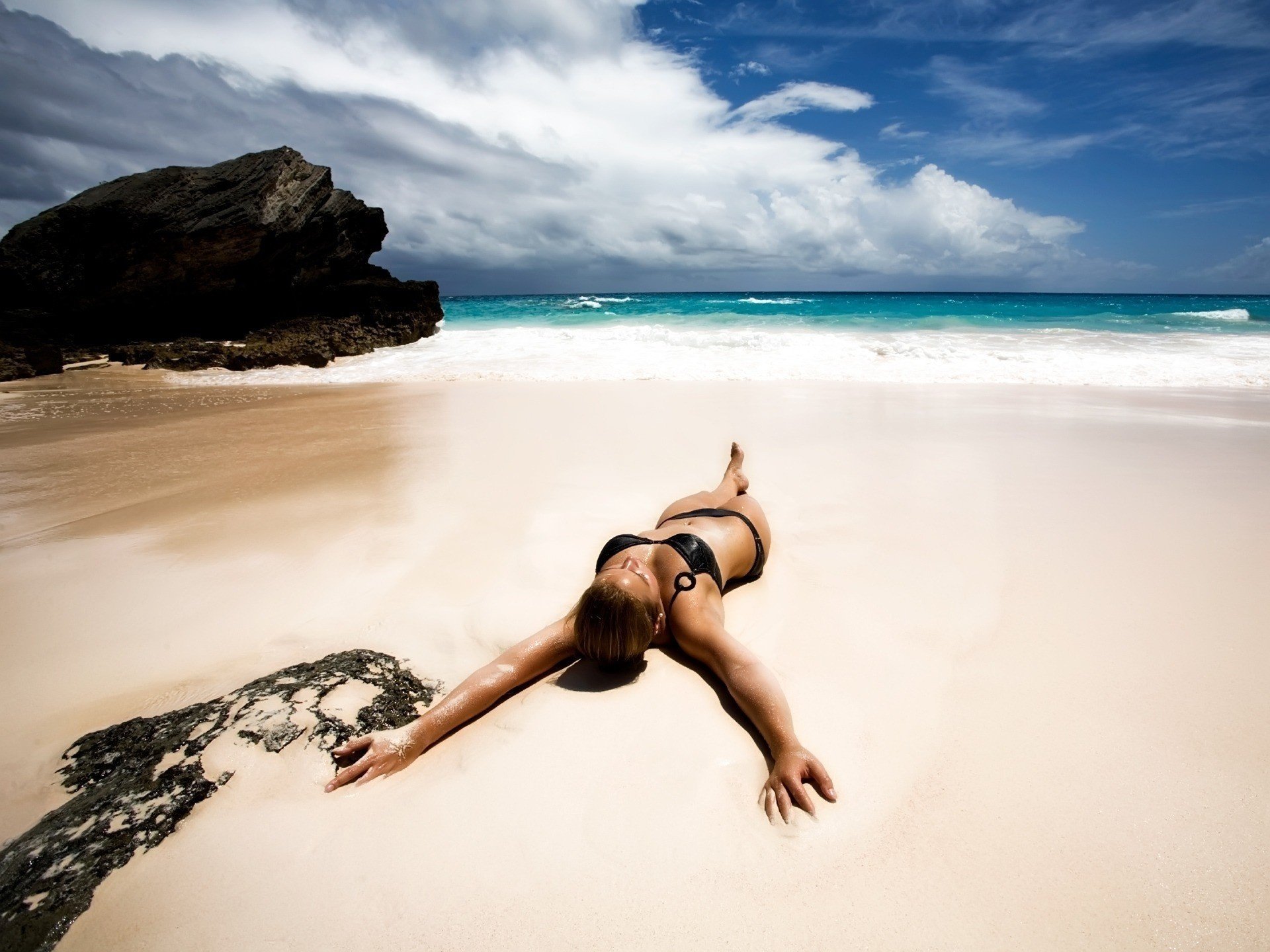 ragazza estate spiaggia