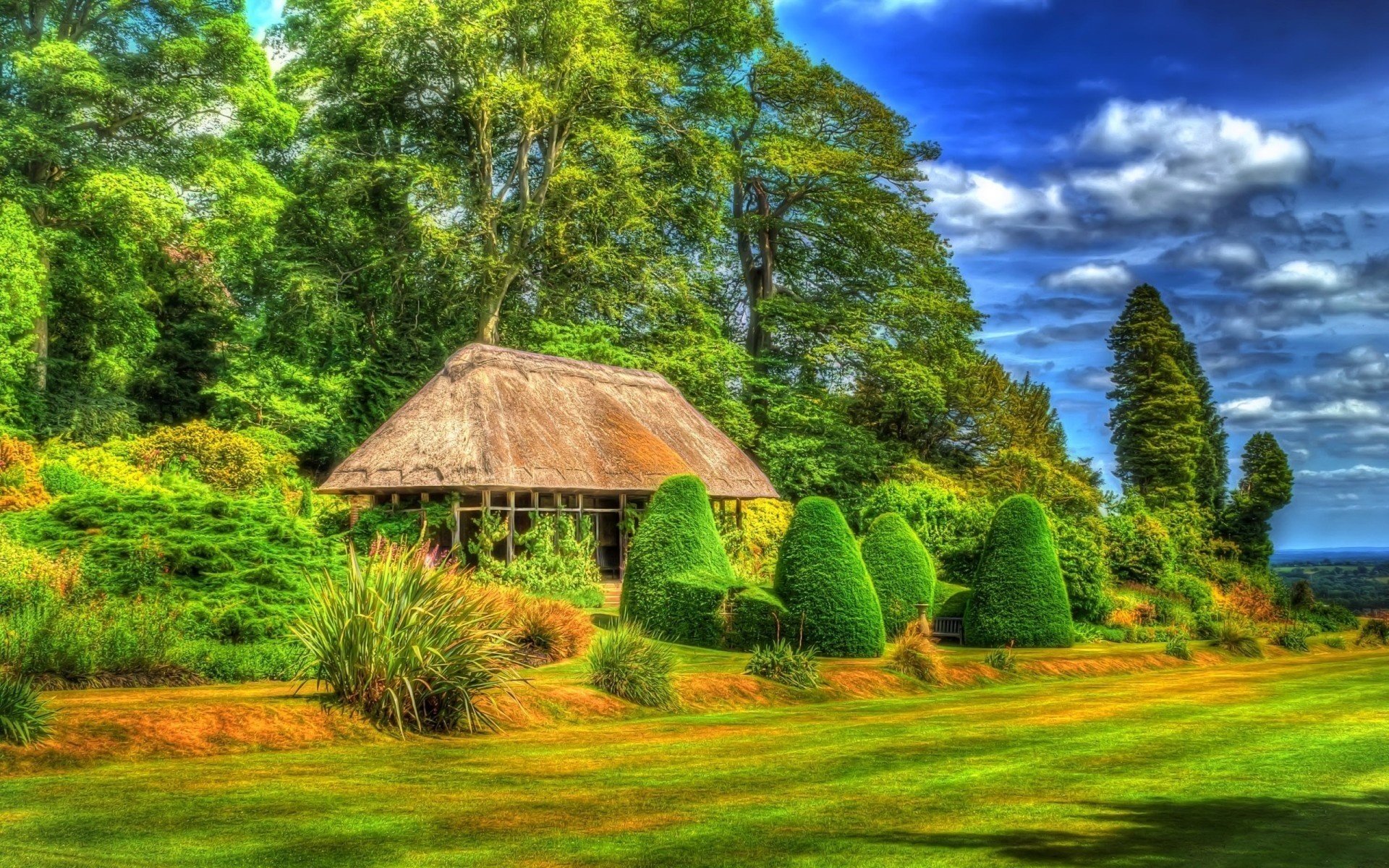 estate foresta gazebo natura