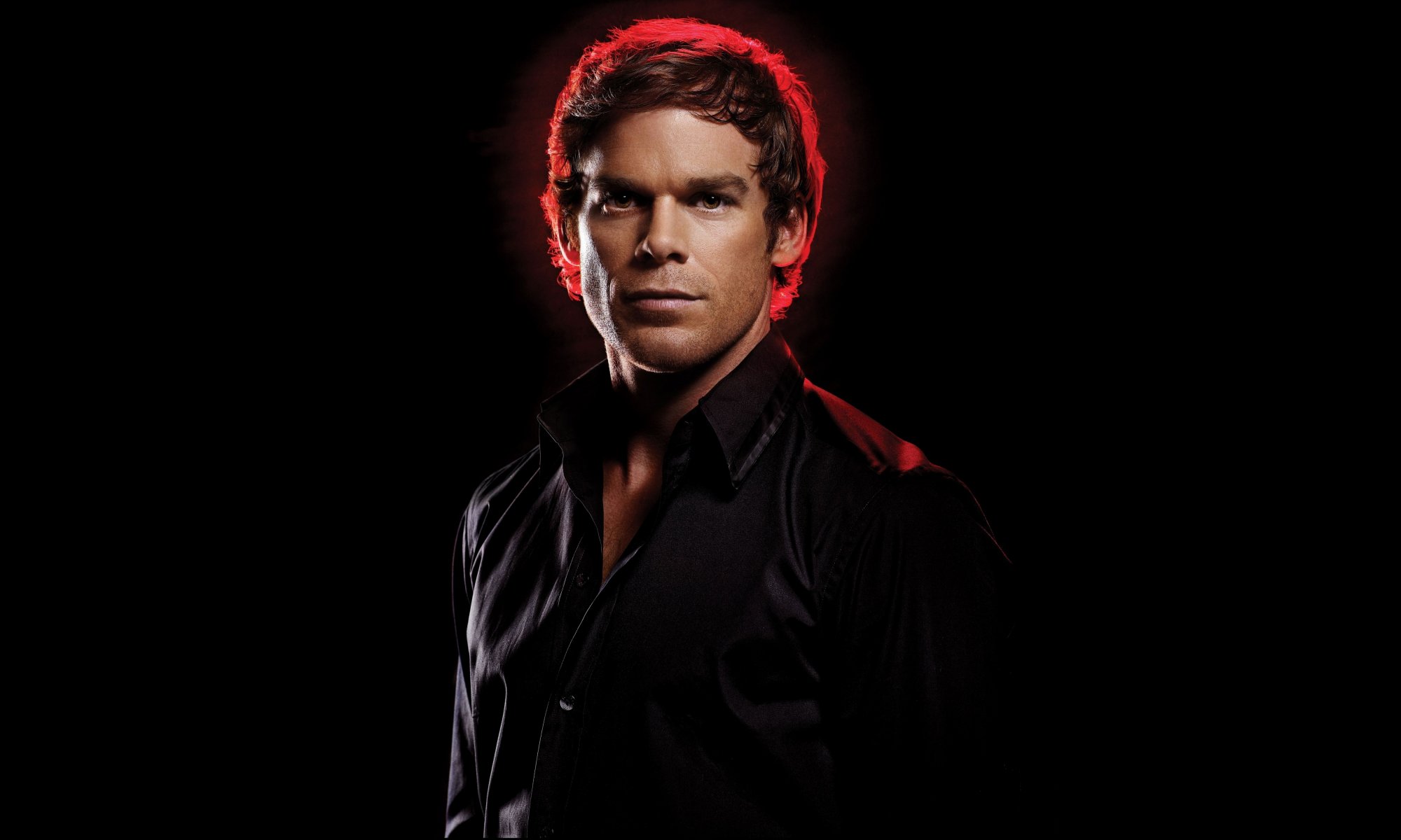 michael c. hall aktor serial telewizyjny dexter sprawiedliwość dextera czarne tło