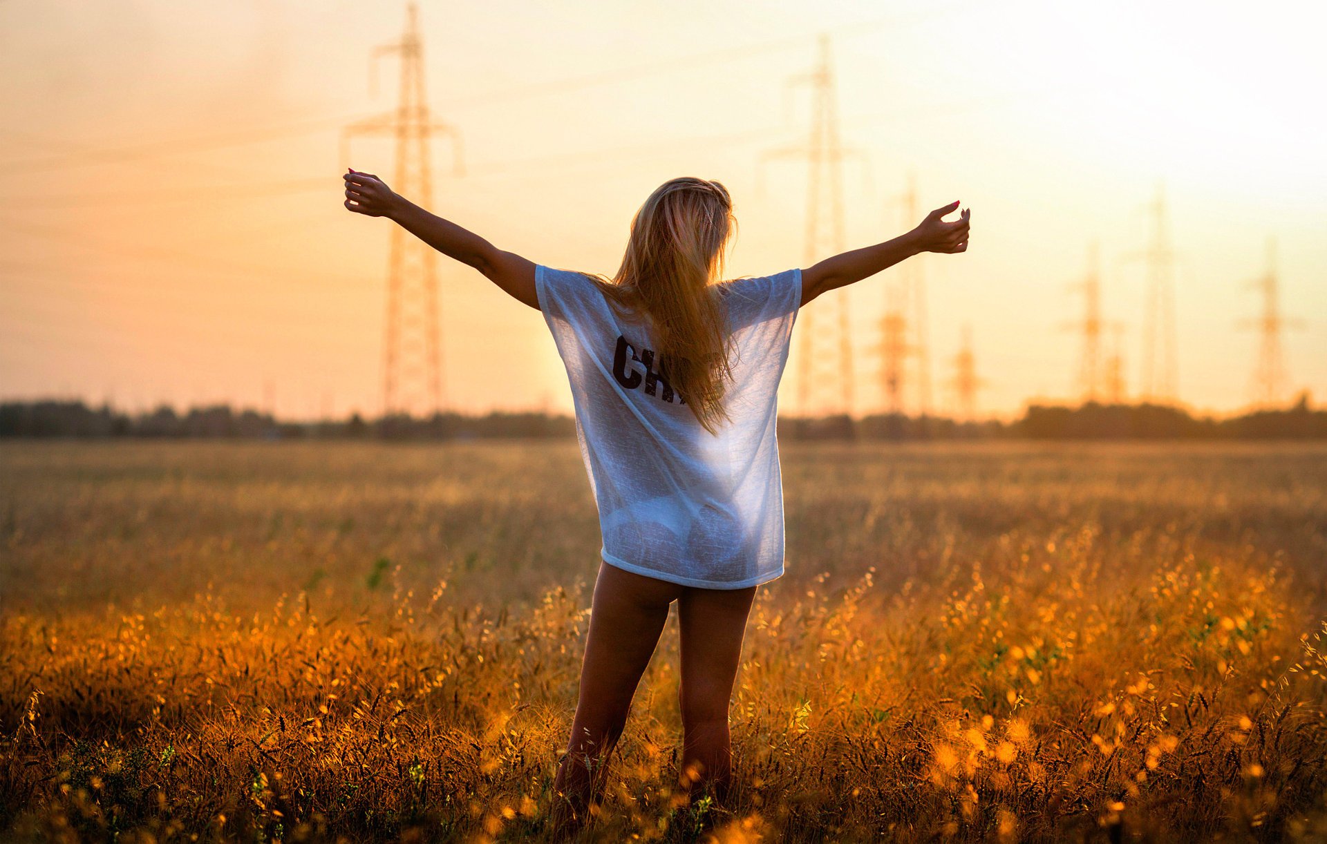 mädchen sommer positiv