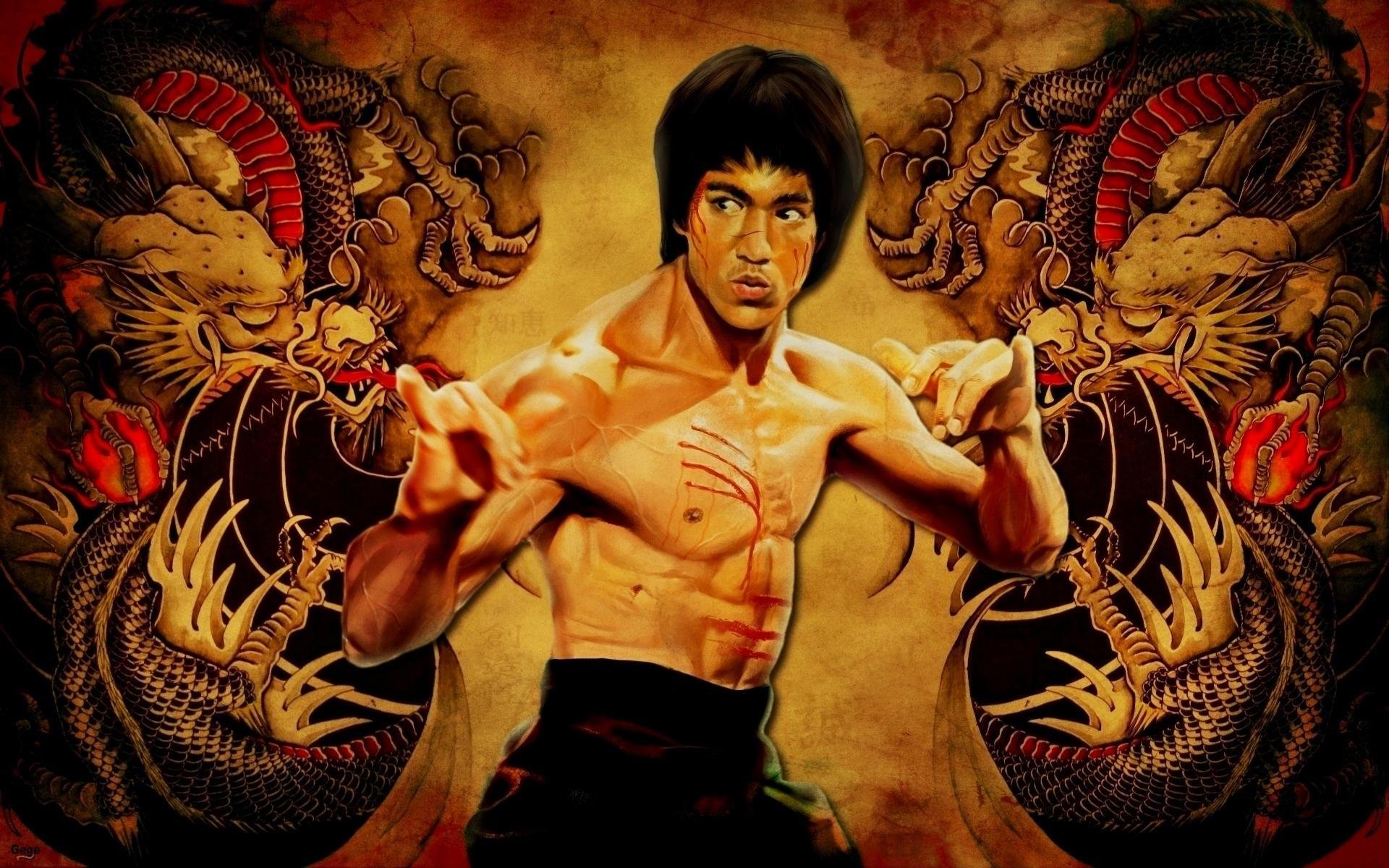 bruce lee karate smoki legenda