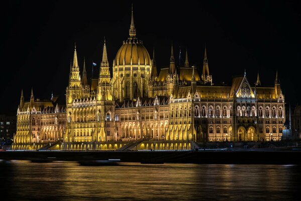 Night Hungarian Budapest