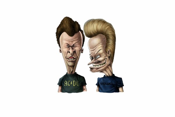 Toothy stoners Beavis and Butthead