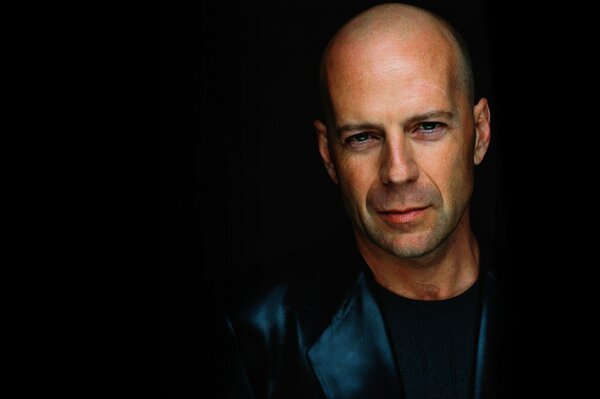 Photo shoot of handsome Bruce Willis