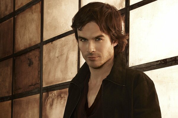 Actor Ian Somerhalder . Damon from the Vampire Diaries